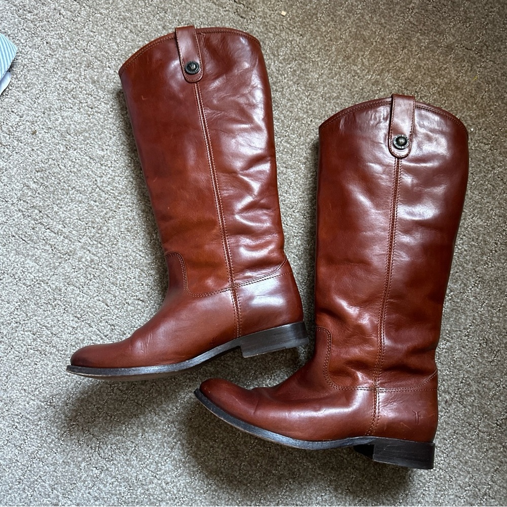 Frye Women's Over-the-Knee Boots in Chestnut Brown
